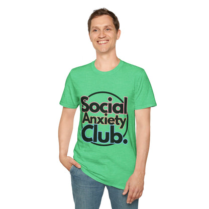 Social Anxiety Club Unisex Softstyle T-Shirt- Standard