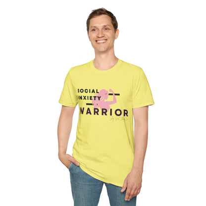 Social Anxiety Warrior Unisex Softstyle T-Shirt- Standard Girl Power