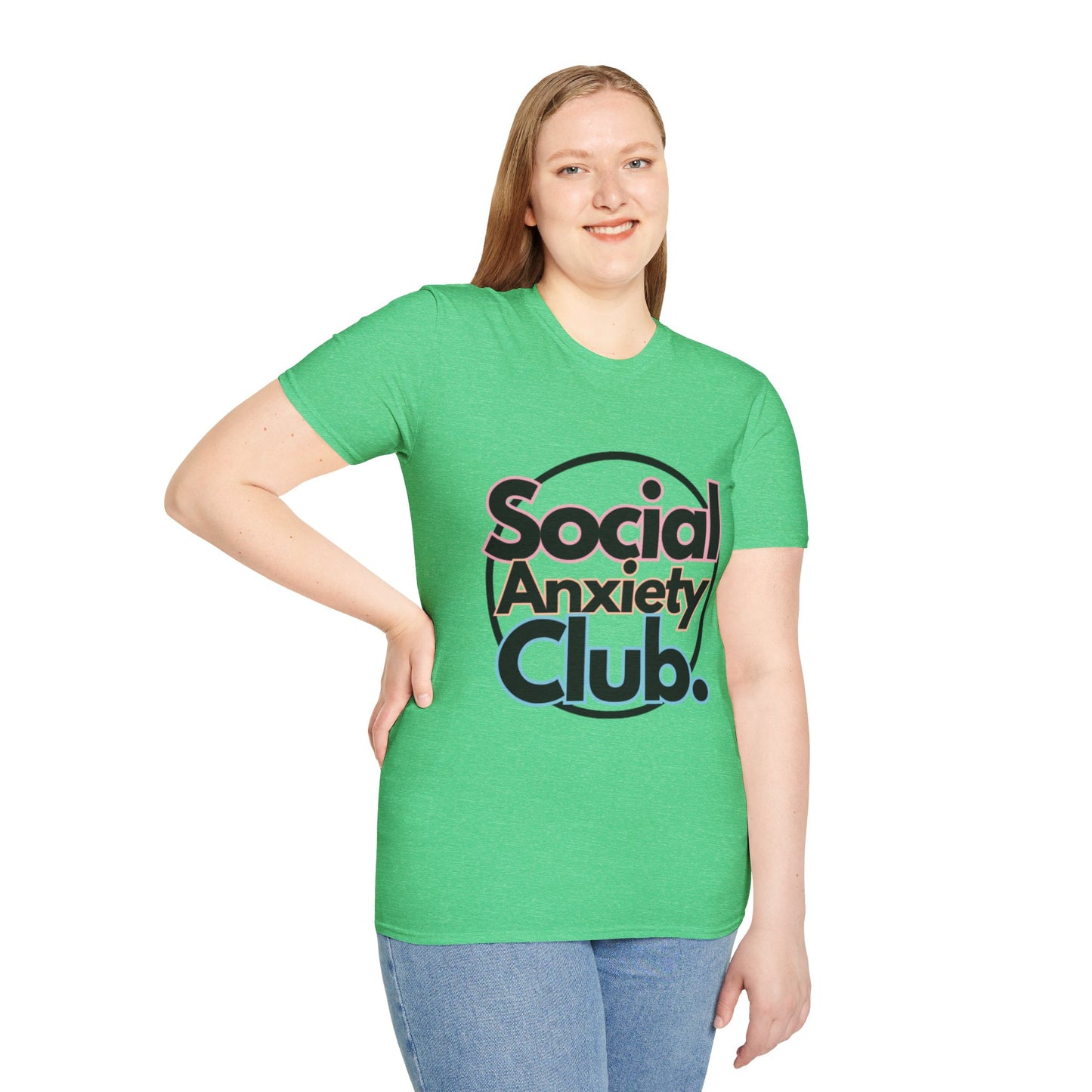 Social Anxiety Club Unisex Softstyle T-Shirt- Standard