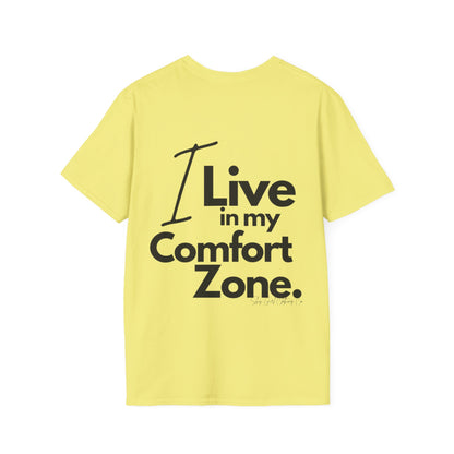 Comfort Zone Unisex Softstyle T-Shirt- Standard Logo Back