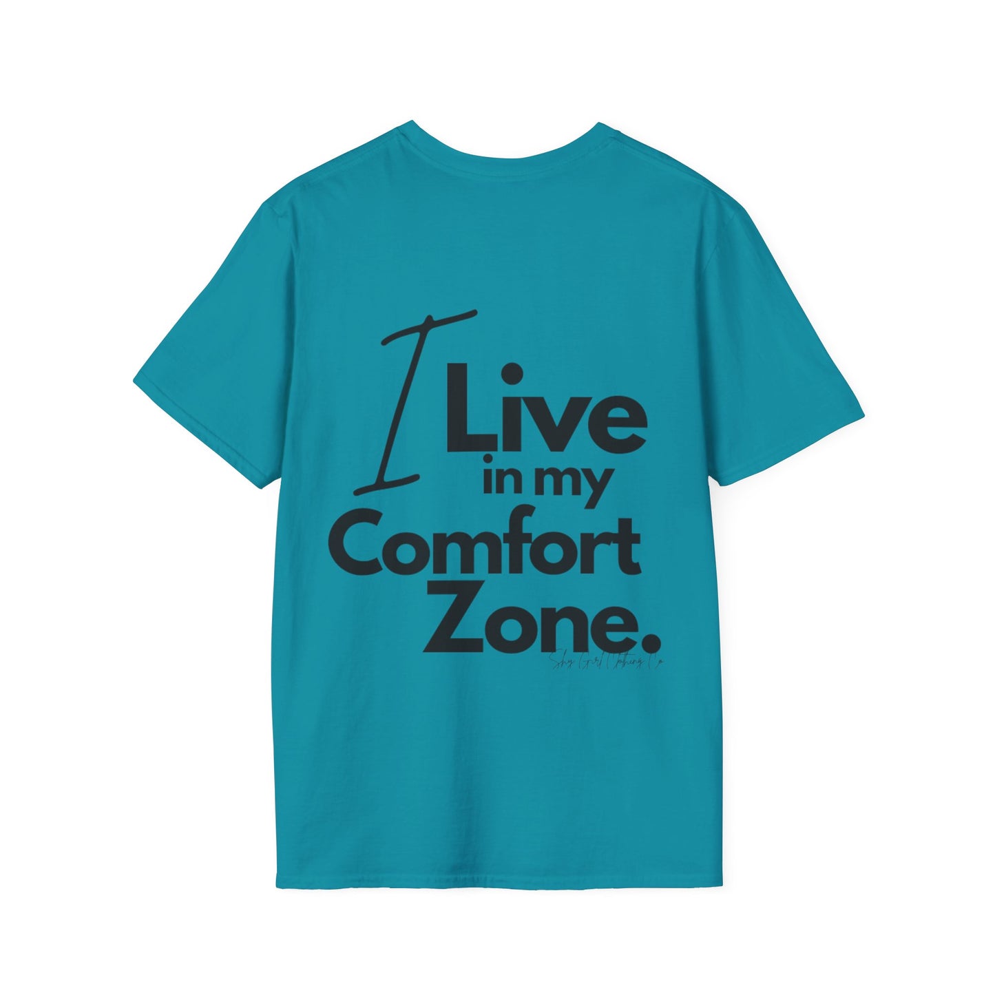 Comfort Zone Unisex Softstyle T-Shirt- Standard Logo Back