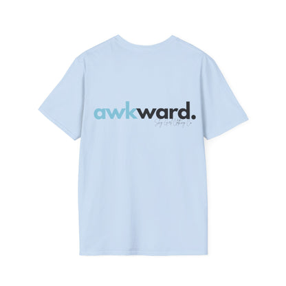 Awkward Unisex Softstyle T-Shirt- Logo Back